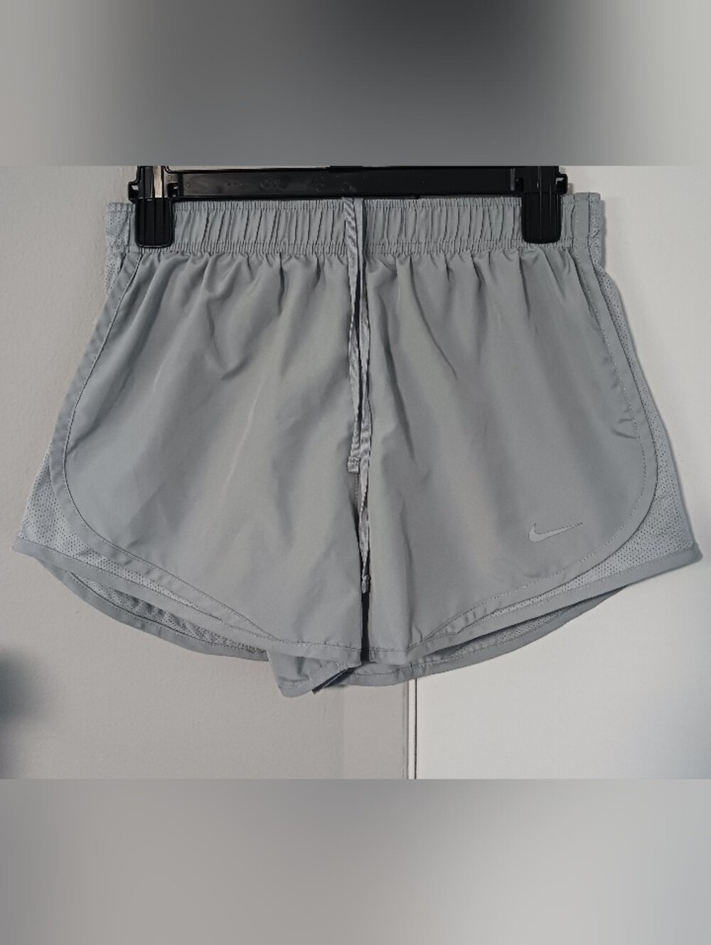 Nike Light Gray Athletic Running Shorts